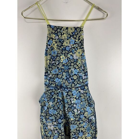 FREE PEOPLE FP MOVEMENT SHE'S GOT RHYTHM PRINTED ONE PIECE STRAPPY JUMPSUIT XS - Picture 5 of 7